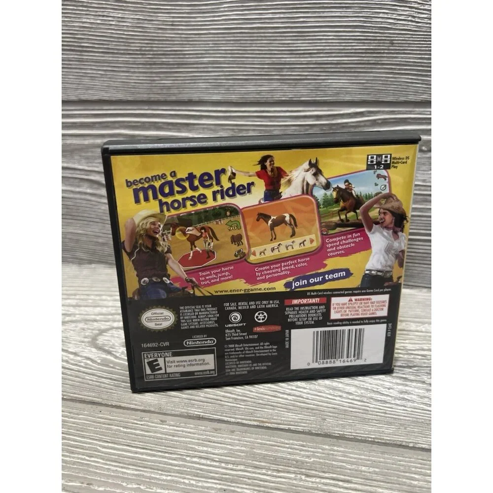 Nintendo DS Ener-G Horse Riders Works Complete
